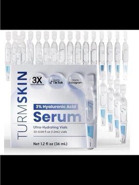 TURMSKIN® Hyaluronic Acid Serum Ampoules [ULTRA HYDRATING VIALS] - 3% Hyaluron